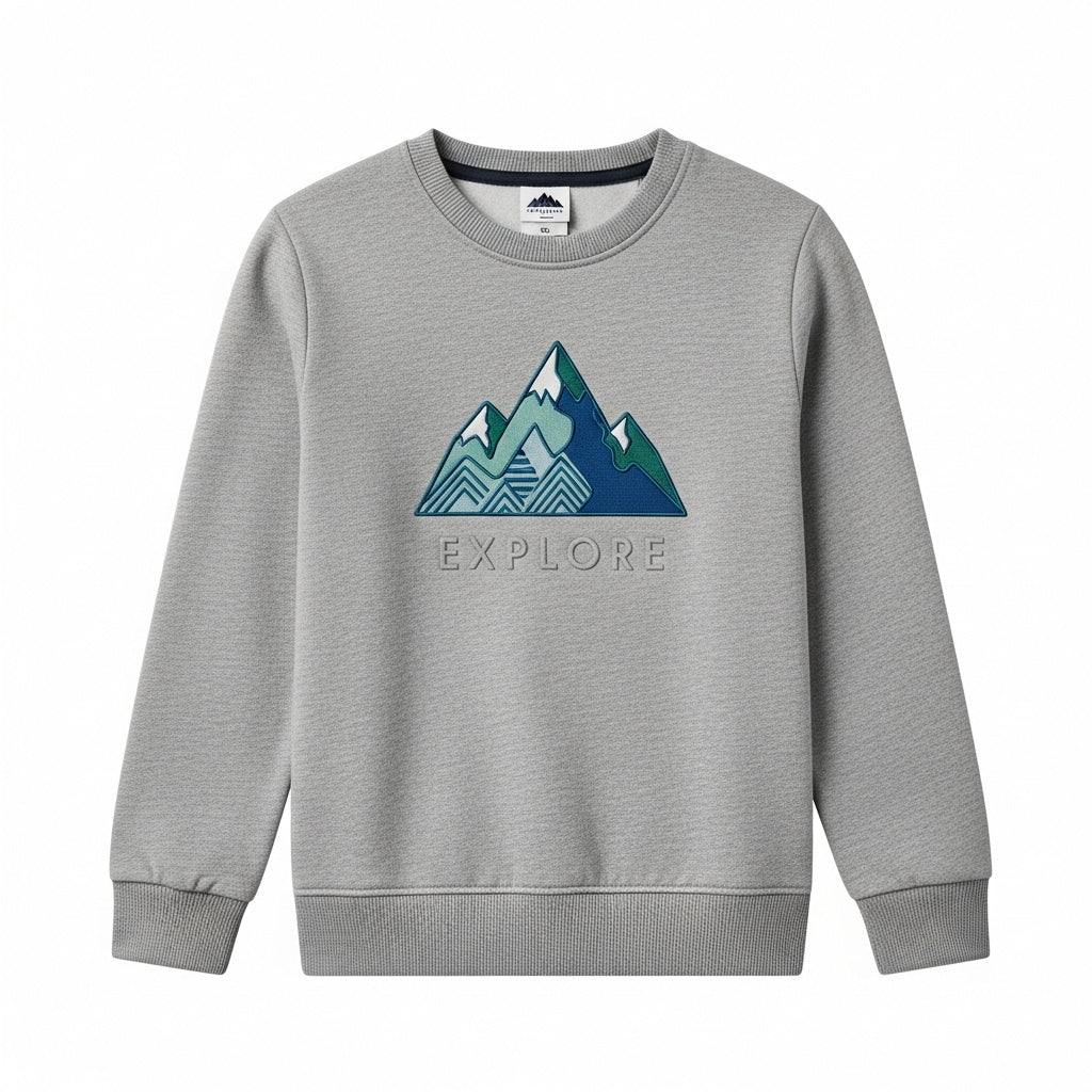 Explore Adventure Mountain Graphic Sweatshirt